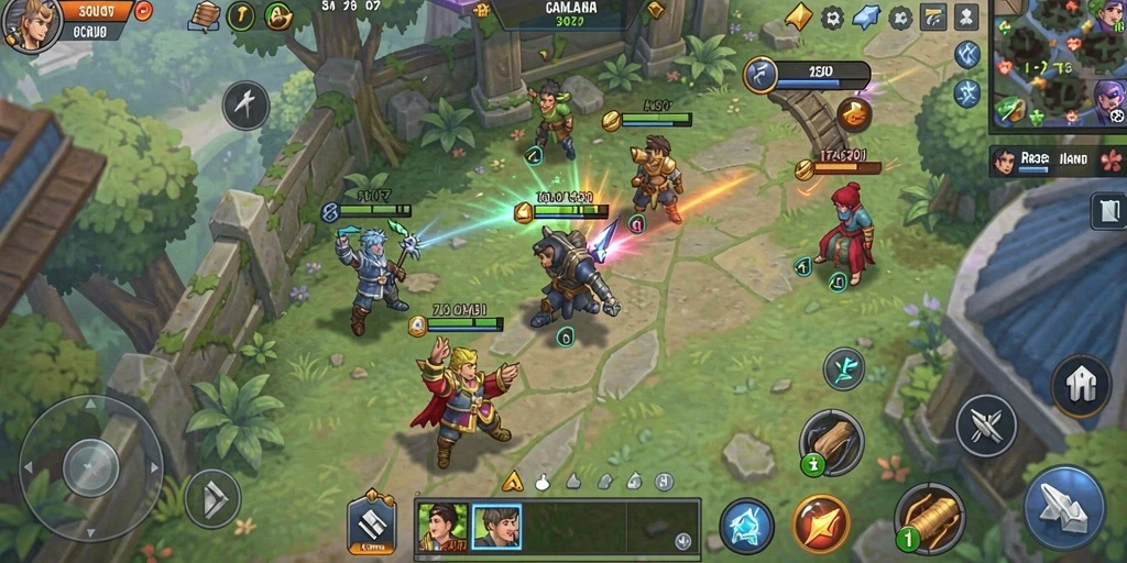 Screenshot menampilkan tampilan antarmuka permainan yang menarik.