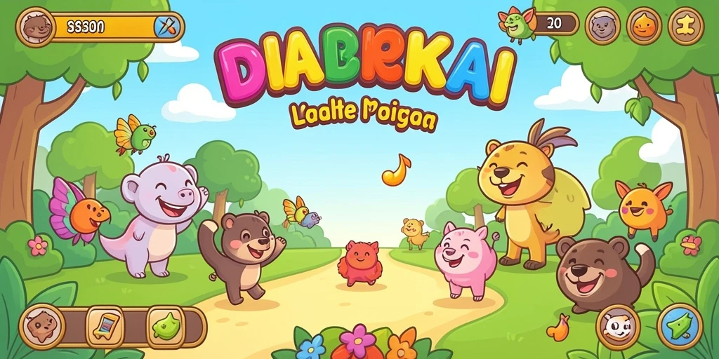 Tangkapan layar menampilkan karakter utama dalam aksi seru.