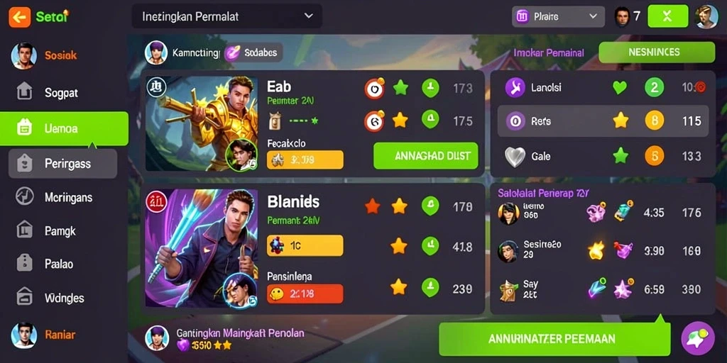Tampilan antarmuka yang ramah pengguna.