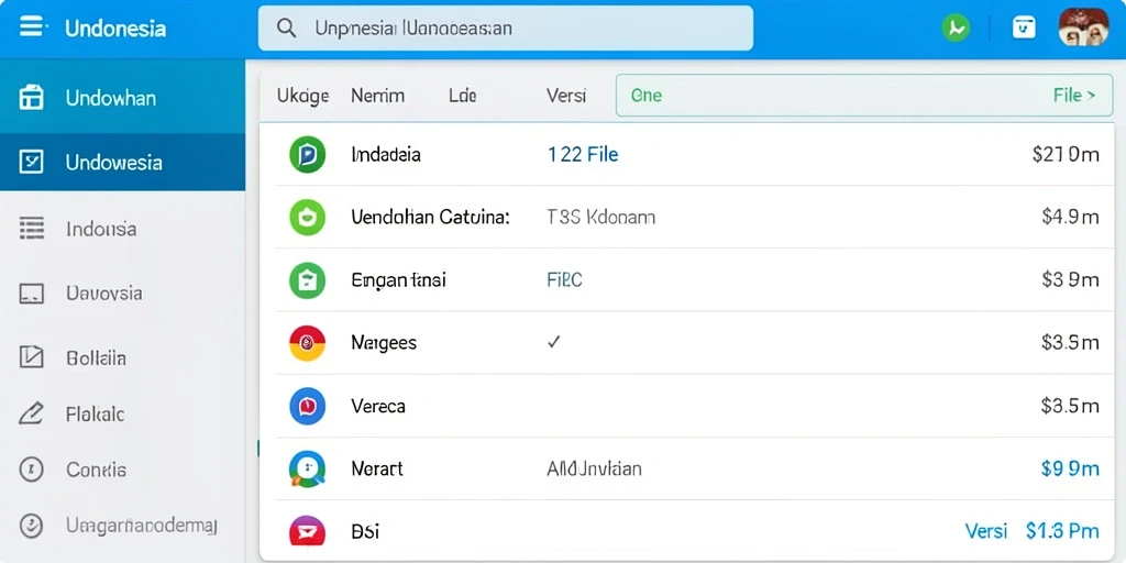 Screenshot menunjukkan tampilan antarmuka yang menarik dan user-friendly.