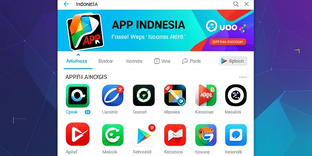 Tampilan antarmuka permainan yang menarik dan modern.