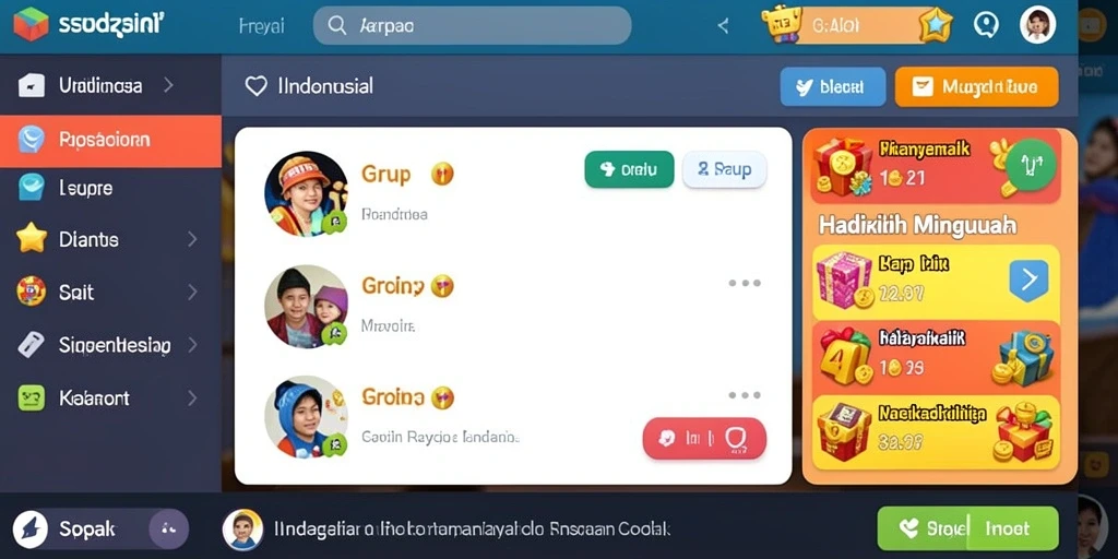 Tampilan antarmuka yang modern dan memikat.