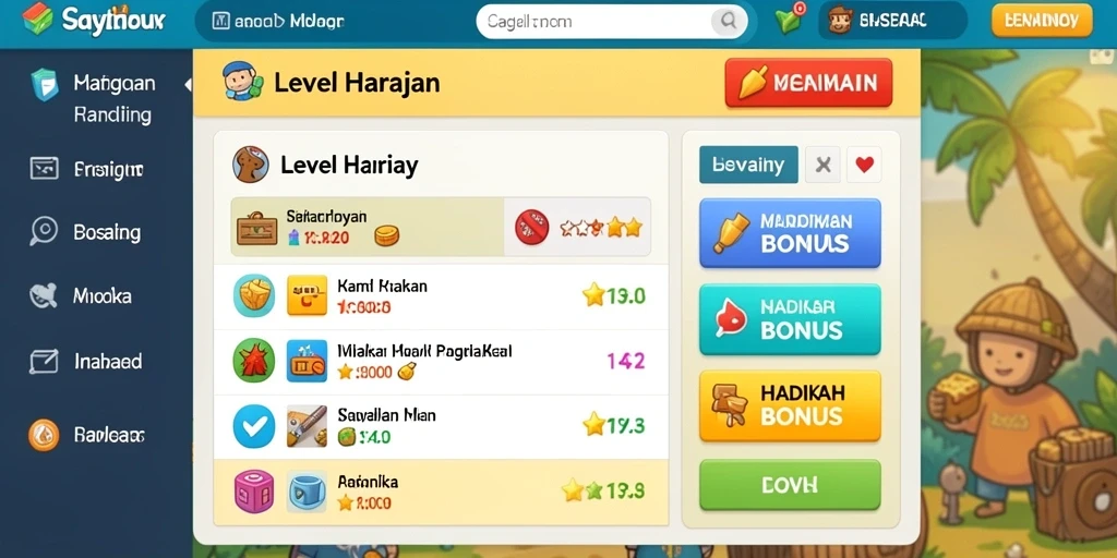 Tampilan antarmuka yang menarik dan mudah digunakan.