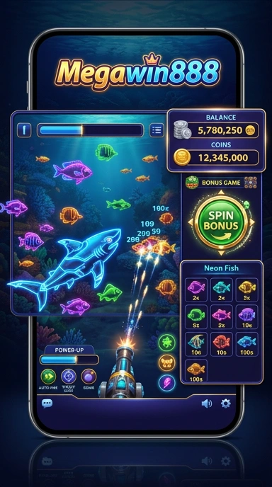 Galeri pratinjau visual megawin888 build APK resmi terbaru
